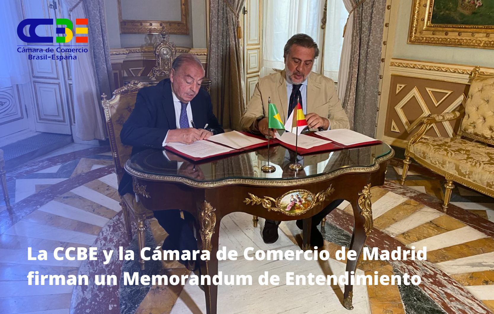 La CCBE y la Cámara de Madrid firman un convenio de colaboración