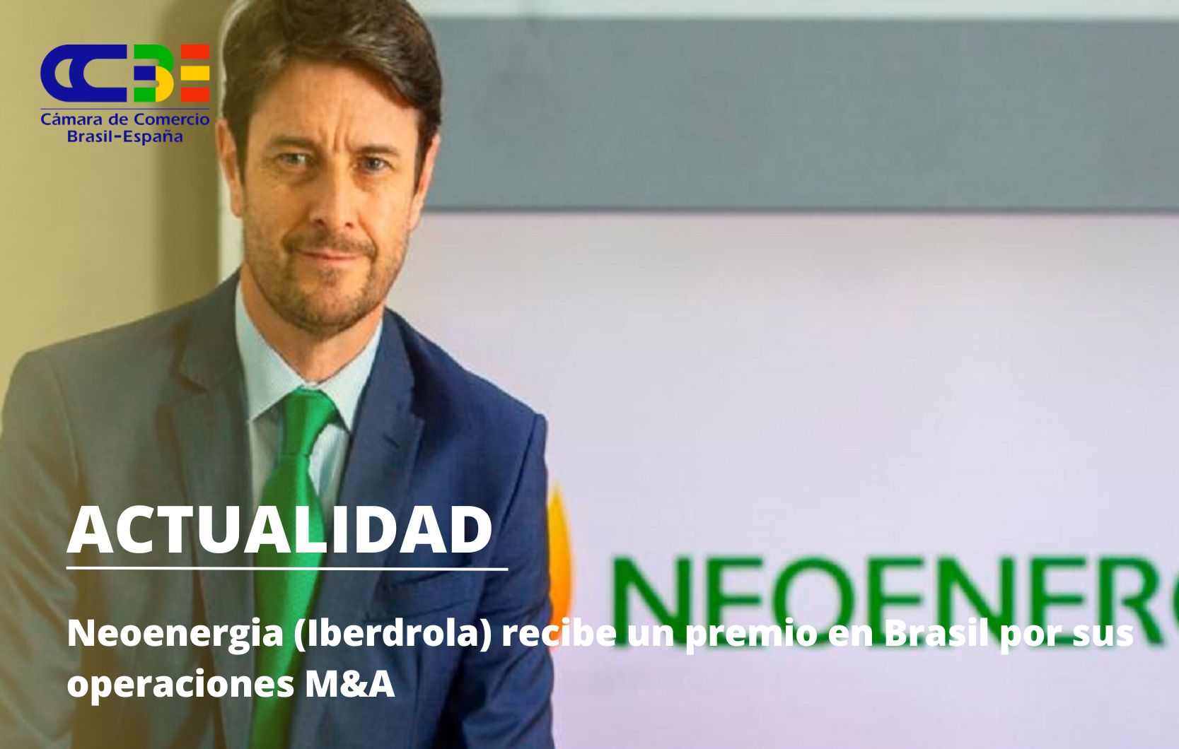 Neoenergia (Iberdrola) recibe un premio en Brasil por sus operaciones M&A