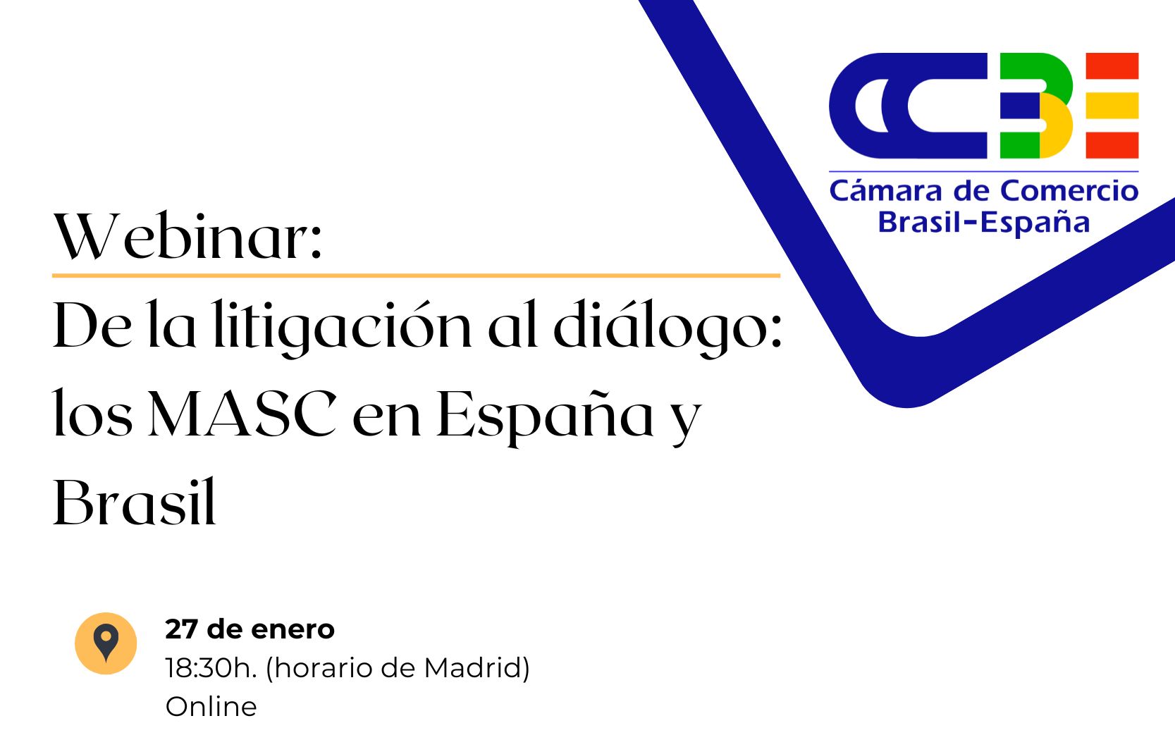 Webinar: De la litigación al diálogo: los MASC en España y Brasil